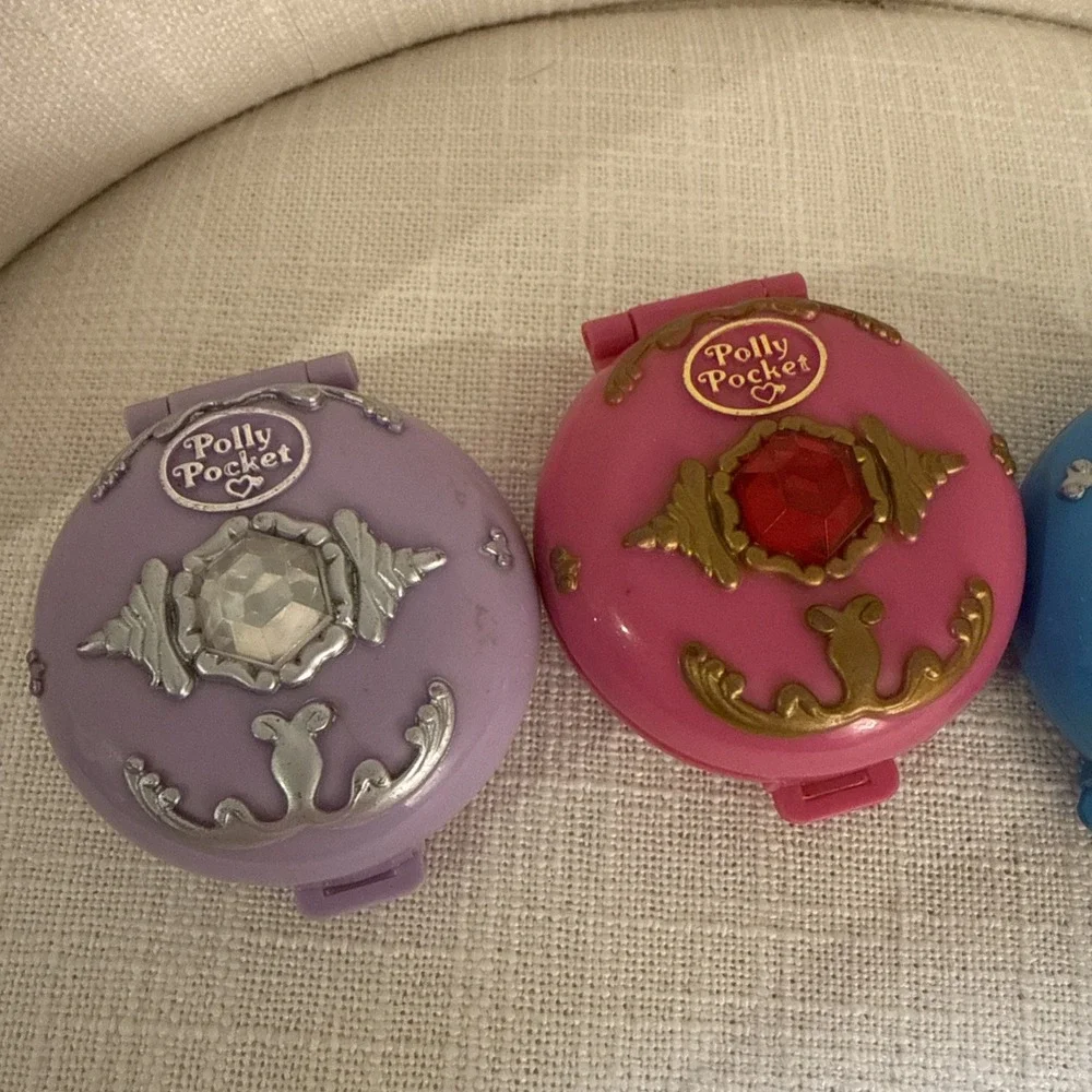 Polly Pocket 1992 Jeweled Undersea Palace Rubin Forest Ice Kingdom Bluebird READ